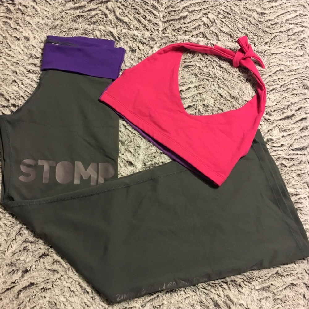 Zumba pants and sports bra